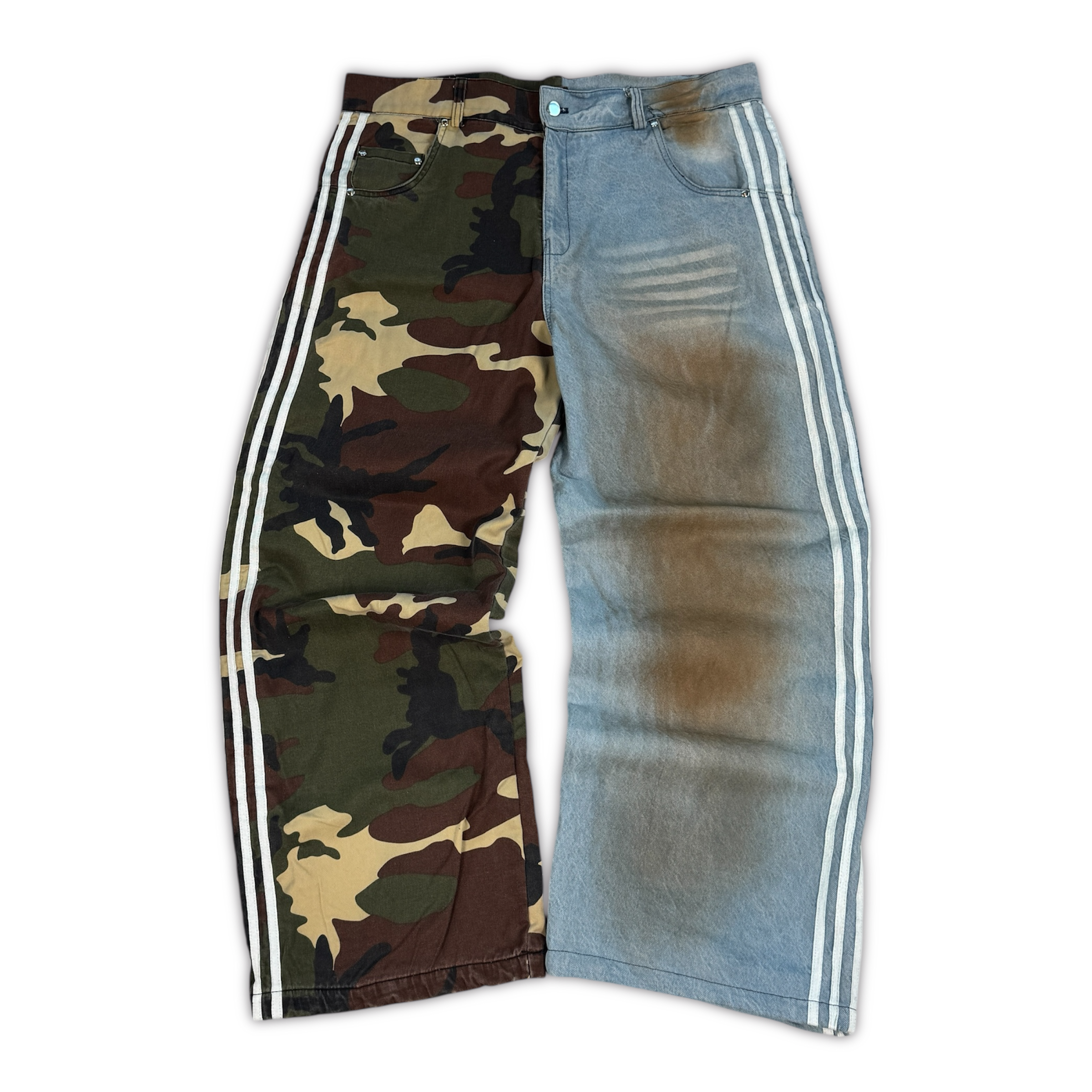 BLUE CAMO DENIM