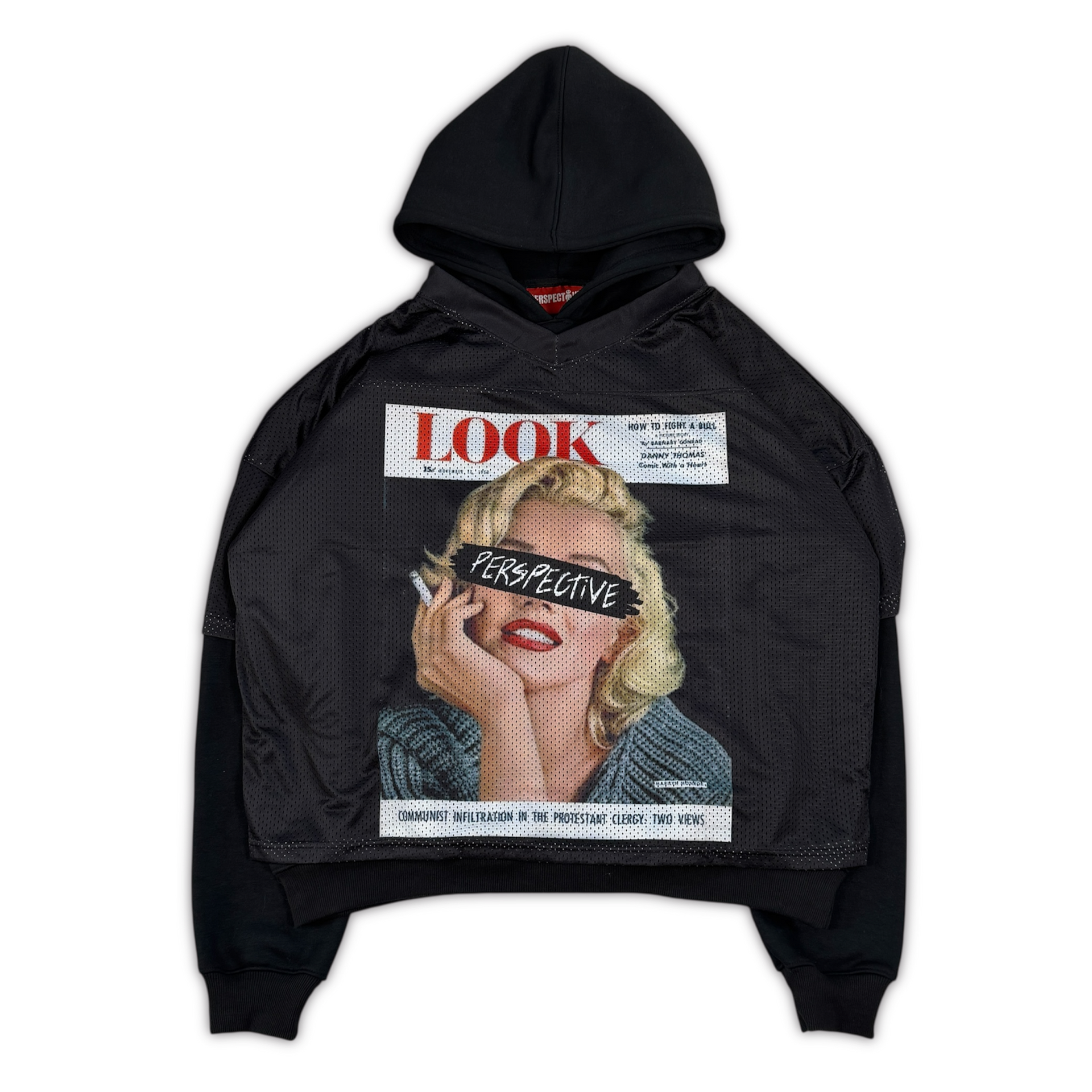 MARILYN MAG JERSEY HOODIE (B)