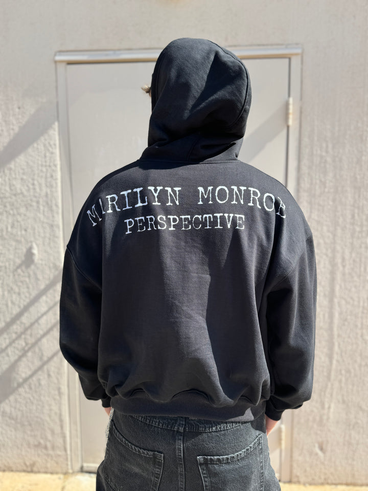 BLACK "MARILYN" ZIP