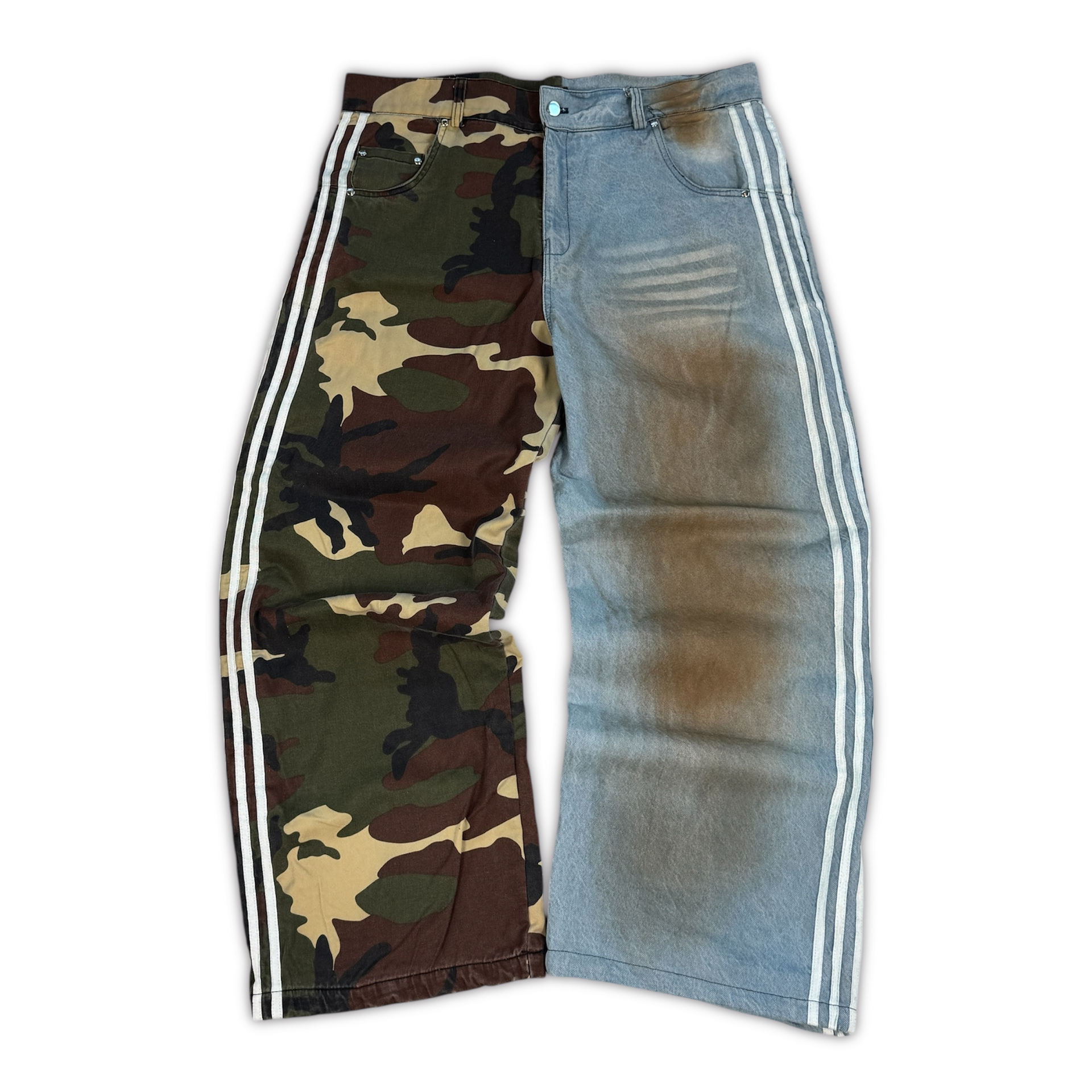BLUE CAMO DENIM