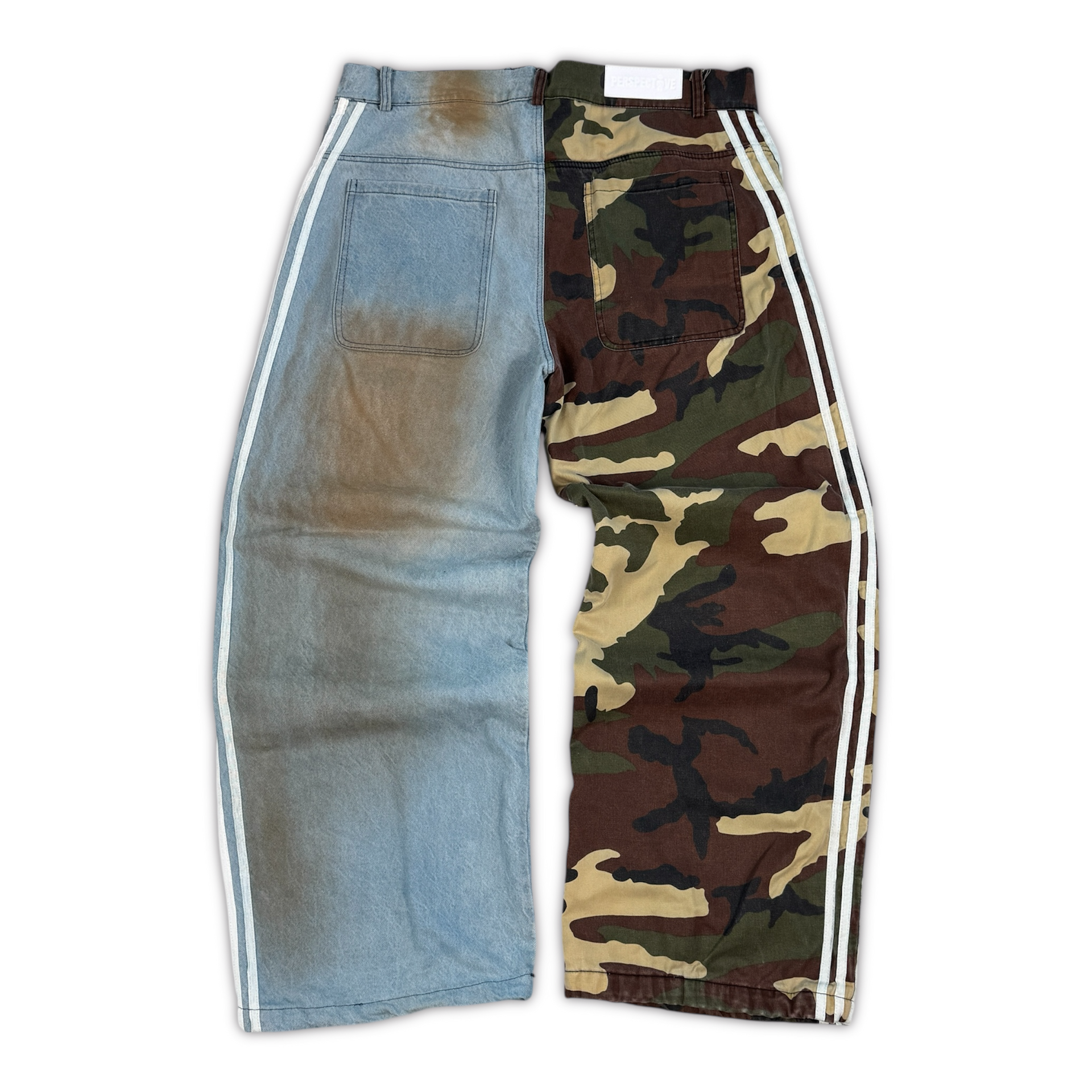 BLUE CAMO DENIM
