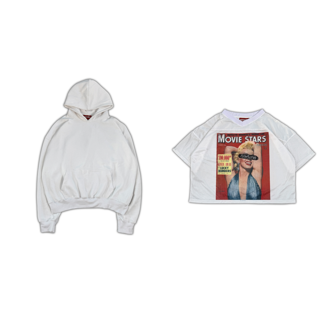 MARILYN MAG JERSEY HOODIE (W)
